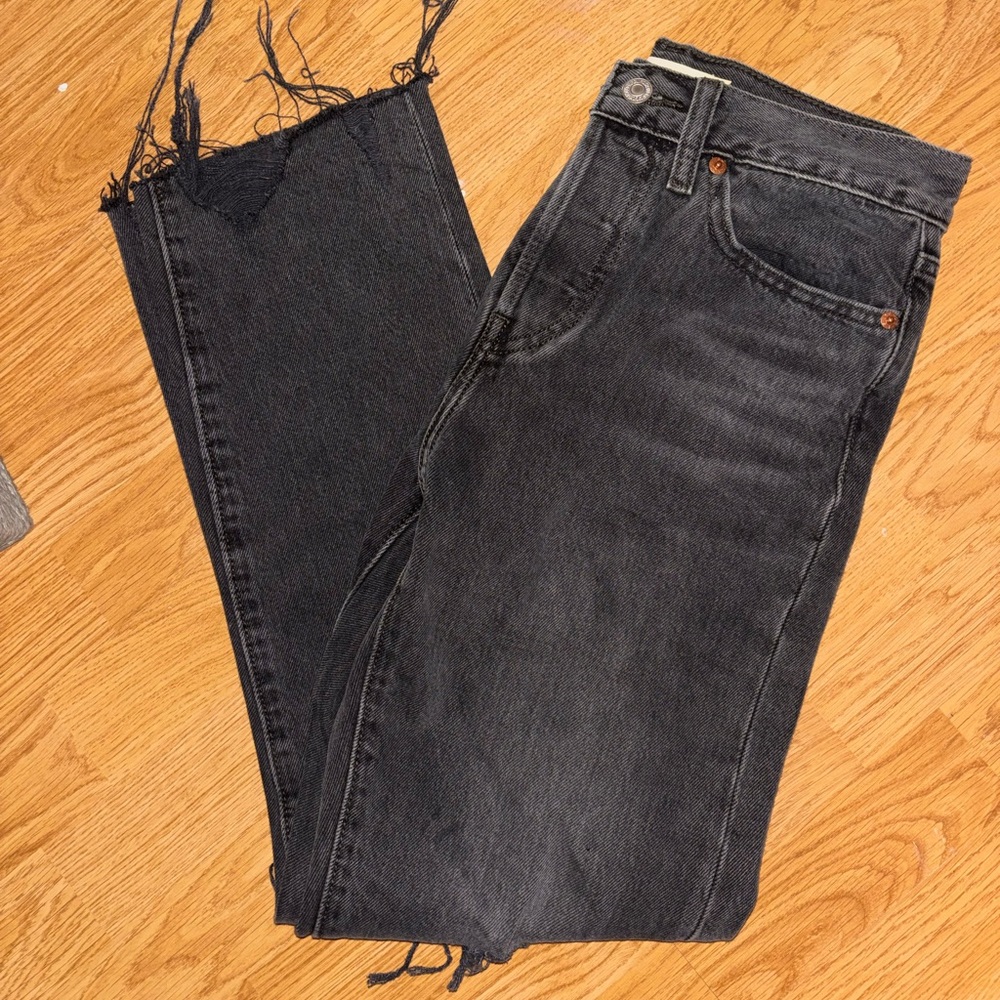 Levi's Women’s Black Wedgie Straight Jeans